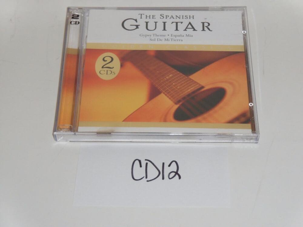 The Spanish Guitar Gypsy Theme Espana Mia 2 Disc Golden Classics CD -0717CD12